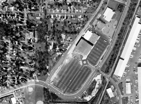 Stadium Drive-In Theatre - Aerial - Photo From Terraserver (newer photo)